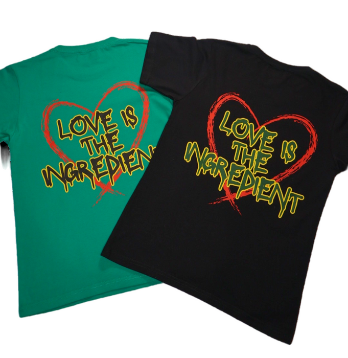 Women's LOVE T-shirt (Black)