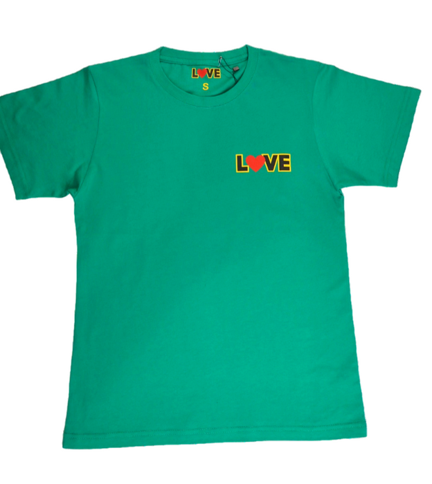 Women's LOVE T-shirt (Green)